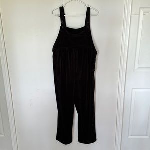Vintage Overalls Stretchy Velvet/Velour